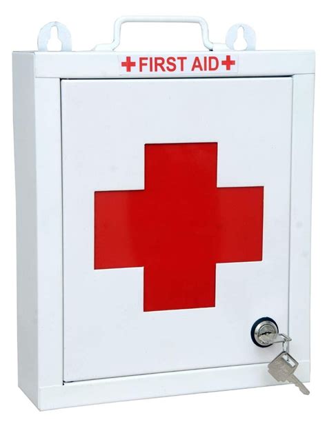 metal ouch first aid box|wall mounted first aid box.